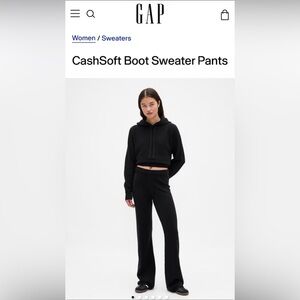 GAP Women's CashSoft Boot Sweater Pants